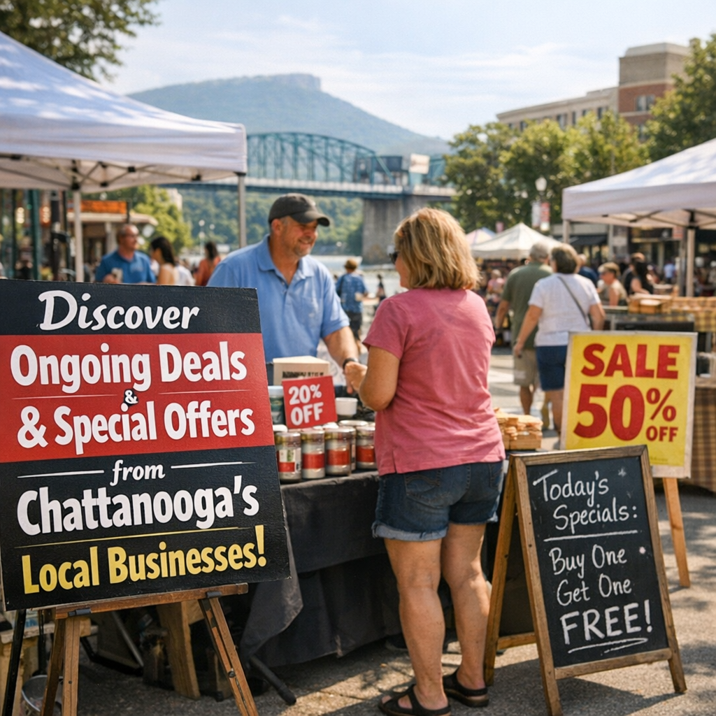 Discover Ongoing Deals and Special Offers from Chattanooga’s Local Businesses